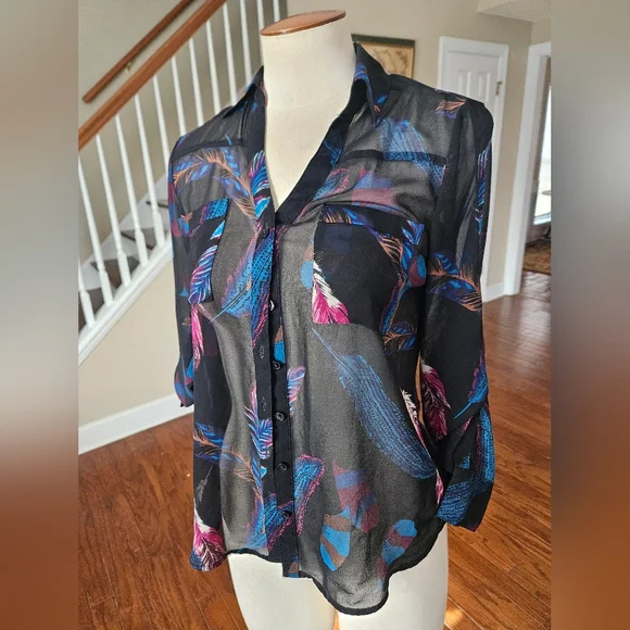 Express Sheer Top XS - Picture 2 of 4